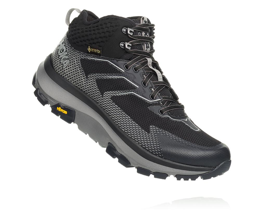 Hoka One One Toa Gore-tex Moški Pohodniški Čevlji Črna / Temno Siva SI-710498U